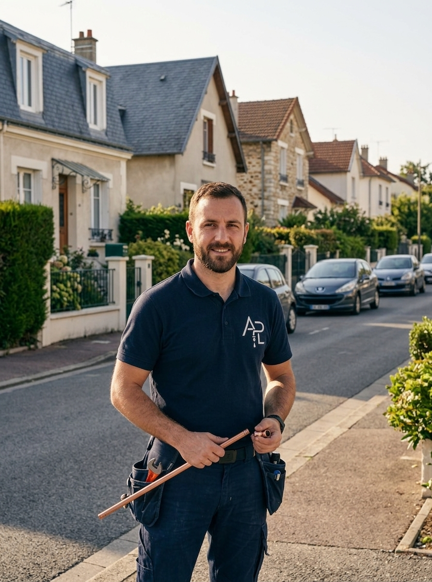 Plombier en intervention
